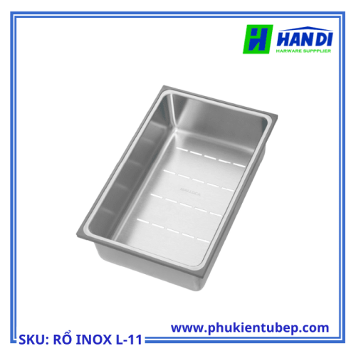Rổ inox cao cấp MALLOCA RỔ INOX L-11