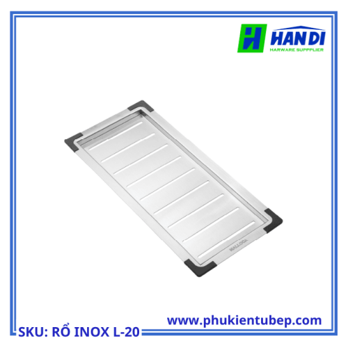 Rổ inox cao cấp MALLOCA RỔ INOX L-20