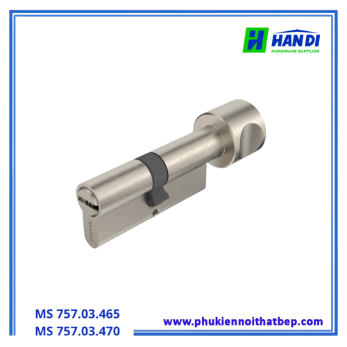 Ruột khóa IMUNDEX 757.03.465 1 chìa 1 vặn, Cho cửa phòng