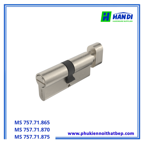 Ruột khóa IMUNDEX 757.71.865,  Hợp cửa phòng tắm 