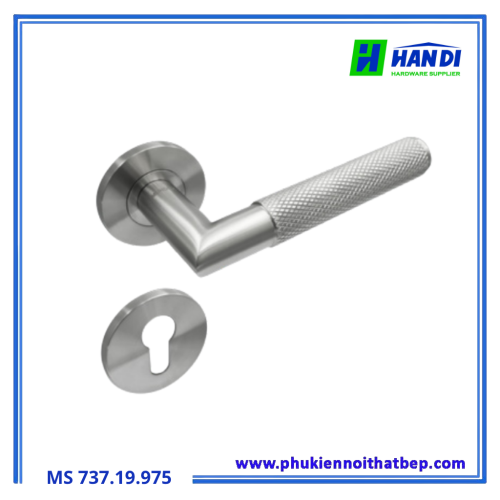 Tay nắm cửa gạt IMUNDEX 737.19.975 Inox 304 vân nhám 