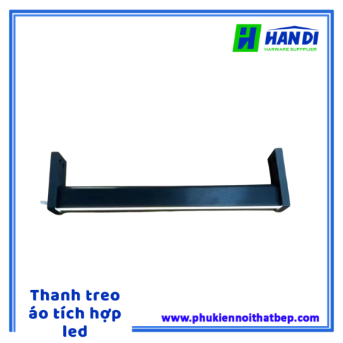 Thanh treo áo cao cấp tích hợp đèn LED