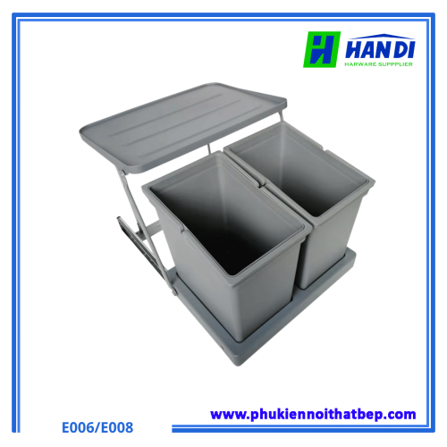 Thùng rác âm tủ cao cấp Eurogold E006, E008