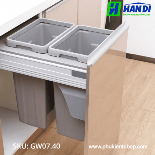 Thùng rác đôi cánh kéo GARIS GW07.40