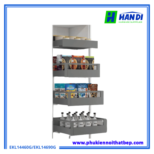Tủ kho ngăn kéo độc lập màu ghi Eurogold EKL14460G