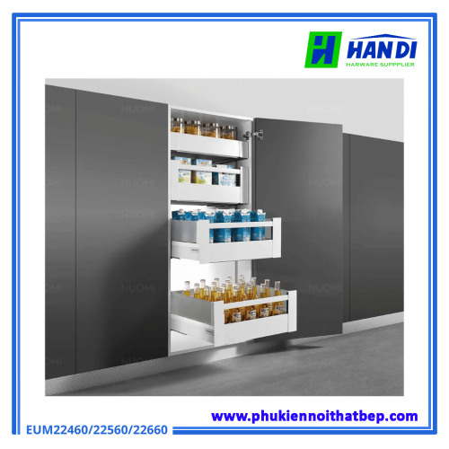 Tủ kho ngăn kéo độc lập màu trắng Eurogold EUM22460