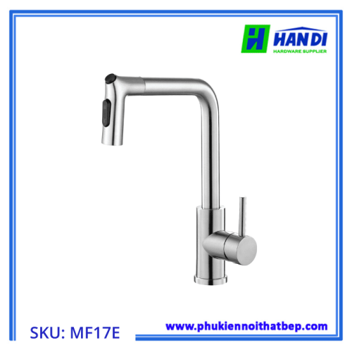 Vòi rửa cao cấp xước mờ GARIS MF17E