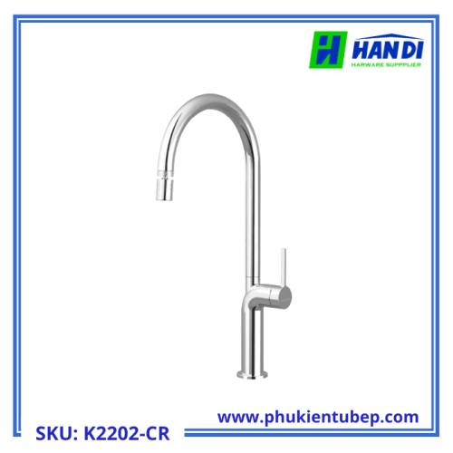 Vòi rửa chén nóng lạnh đồng thau MALLOCA K2202-CR