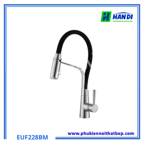 Vòi Rửa Bát Eurogold EUF228BM: Inox 304 Mờ